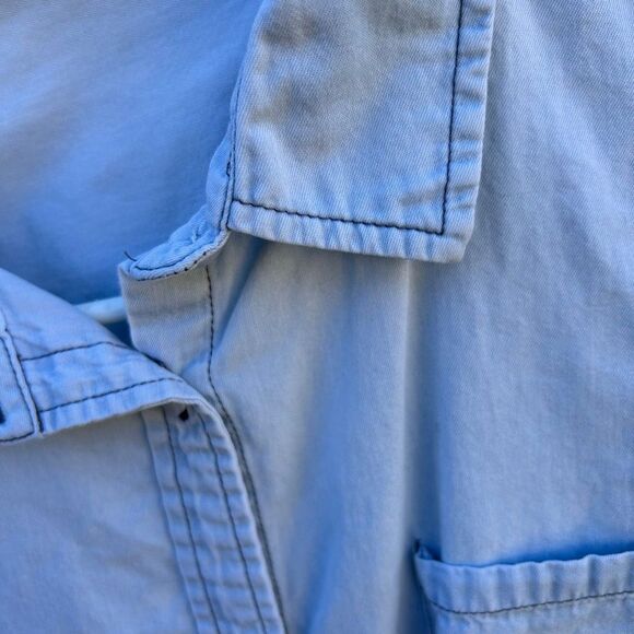 Modbe button up long sleeve denim size medium - Picture 3 of 8